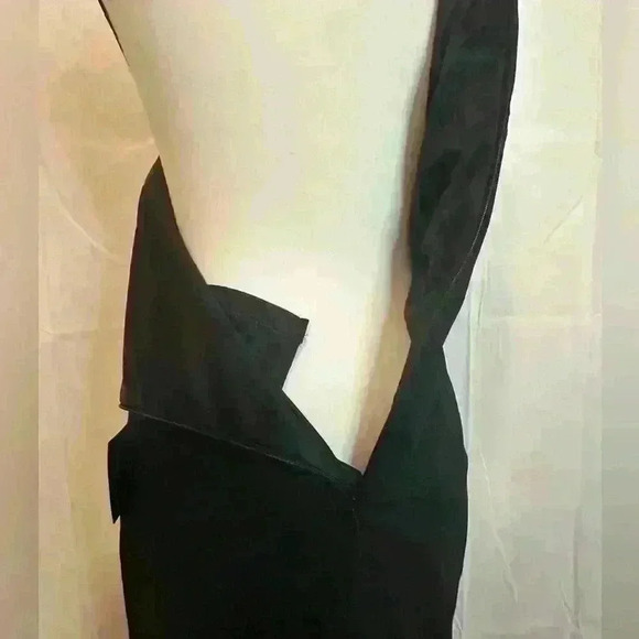 Lulus Good Times Only Black Fitted One-Shoulder Maxi Dress Women's Size M - Picture 11 of 12